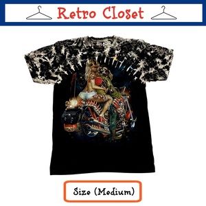 Skull Shirtz Studded & Pierced T-Shirt